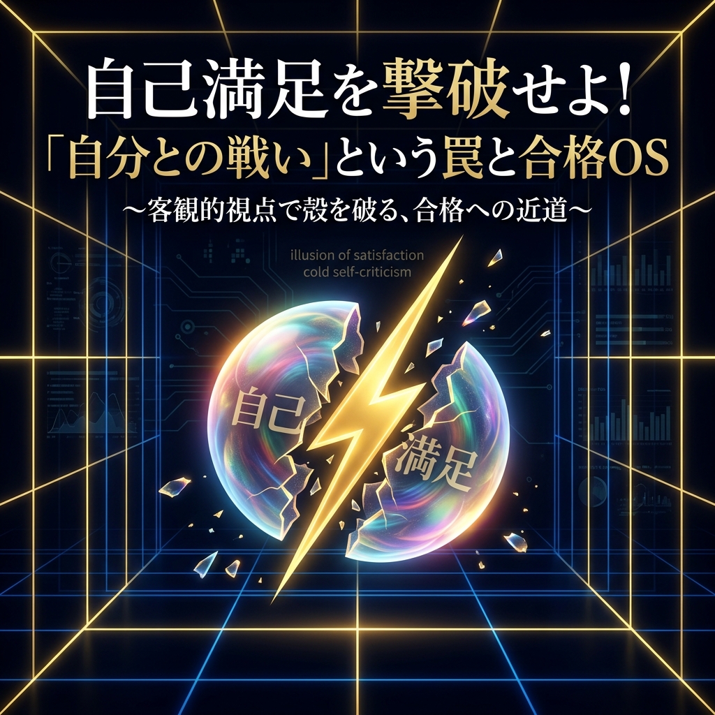【メンタルデバッグ】模試のE判定はただの「エラーログ」。『合格実行モード』に変える方法