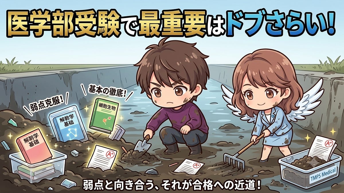 医学部受験で最重要はドブさらい