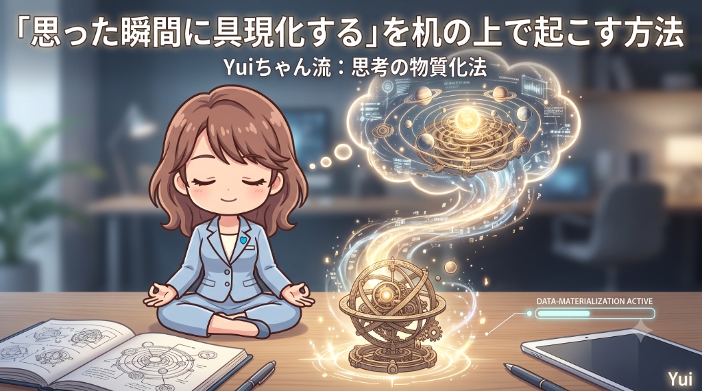 「思った瞬間に具現化する」を机の上で起こす方法