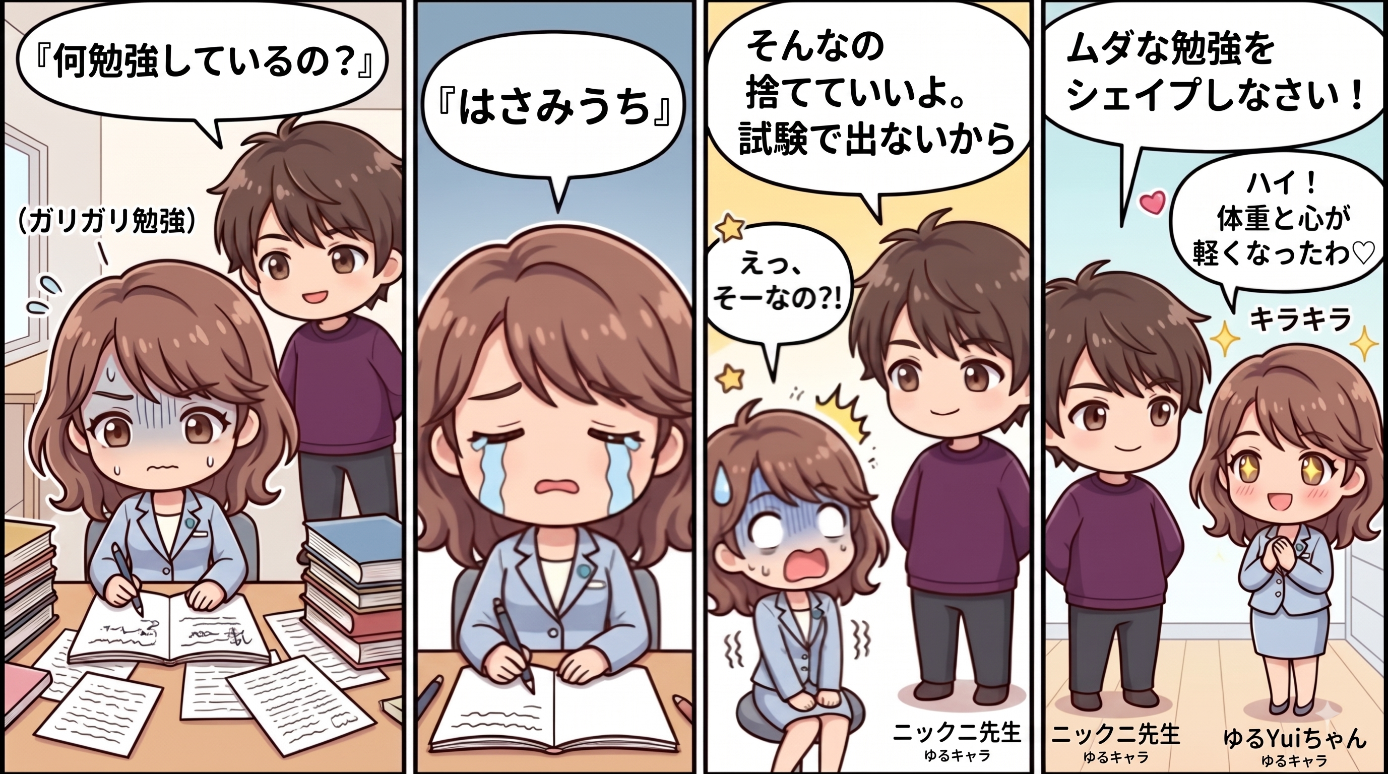 マンガ第4話：はさみうち？捨てていいよ