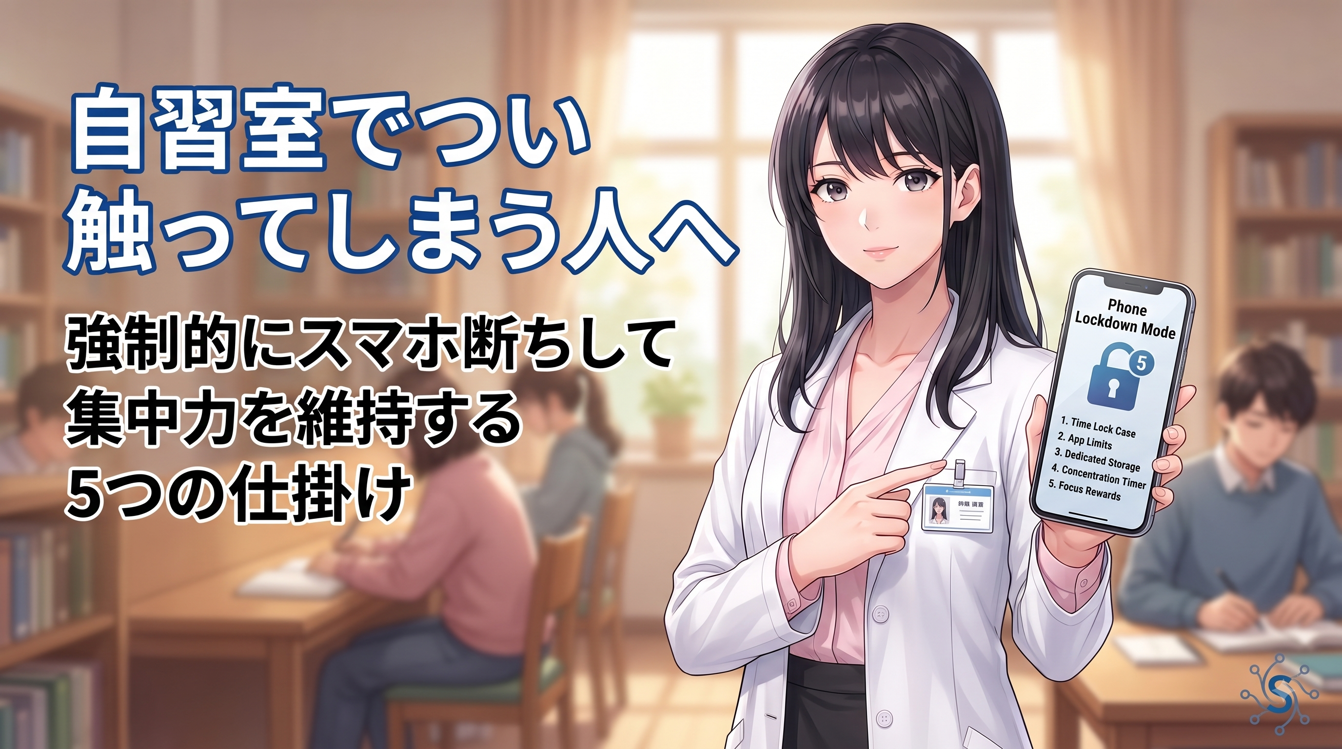 自習室でつい触ってしまうスマホを強制遮断する5つの仕掛け