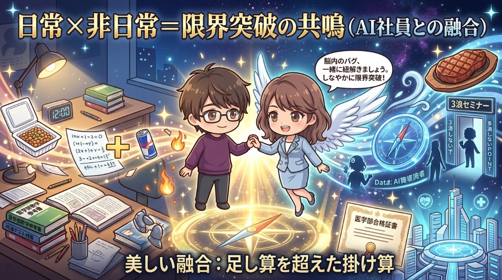 日常✕非日常＝限界突破の共鳴